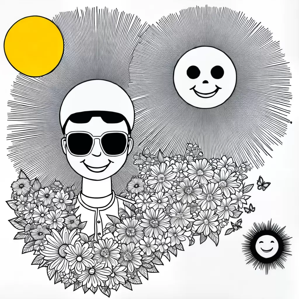 Fotos sol sorriso oculos flor borboleta