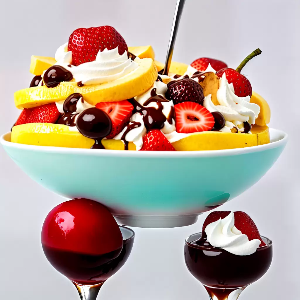Fotos banana split sorvete chocolate cereja Fotos banana split sorvete chocolate cereja
