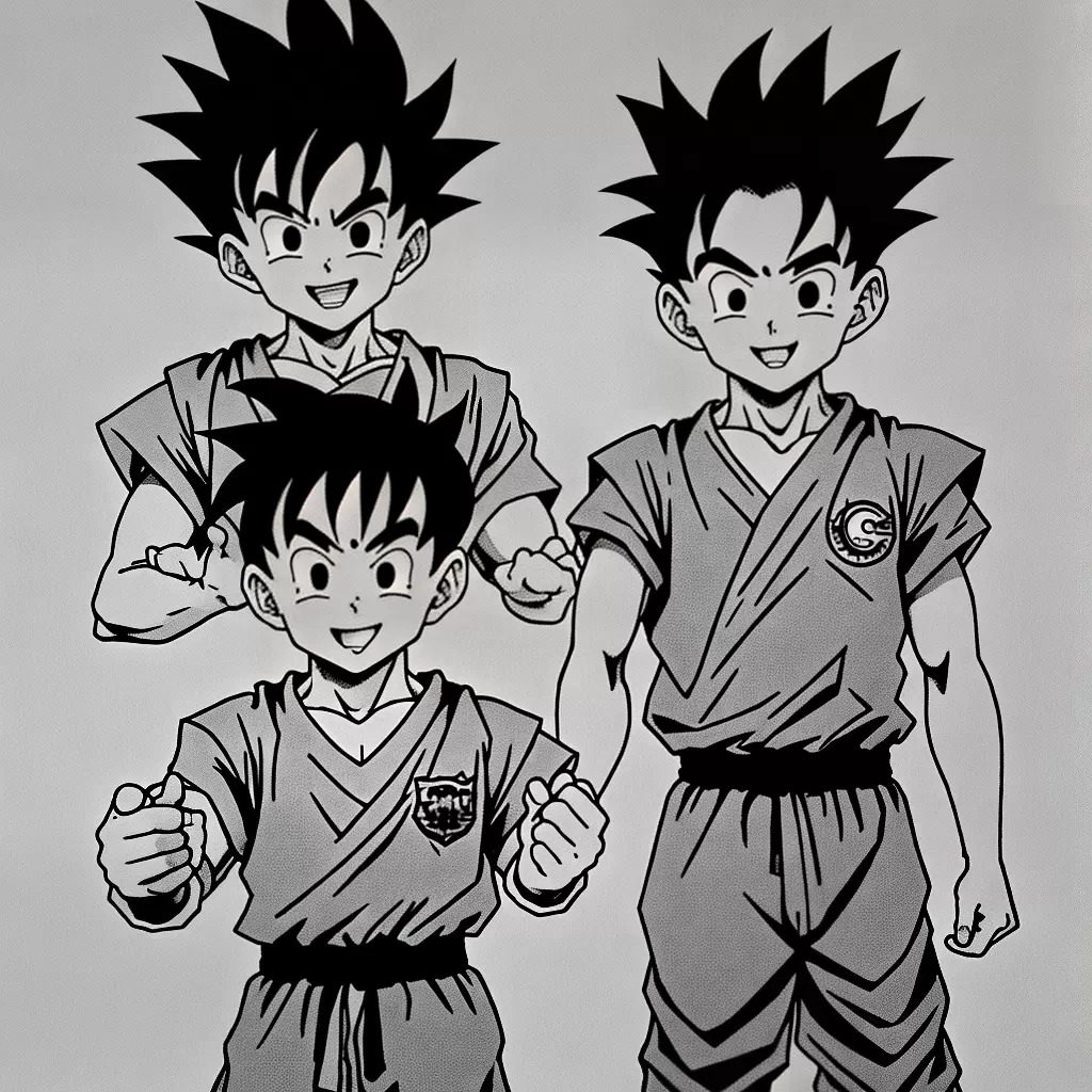 Fotos gohan infancia dragon ball sorriso