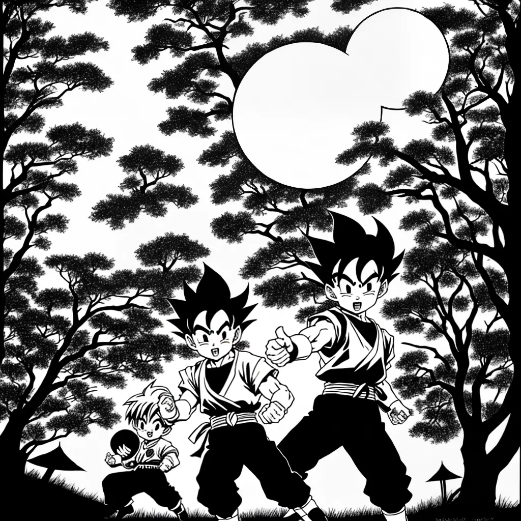 Fotos gohan crianca dragon ball lua