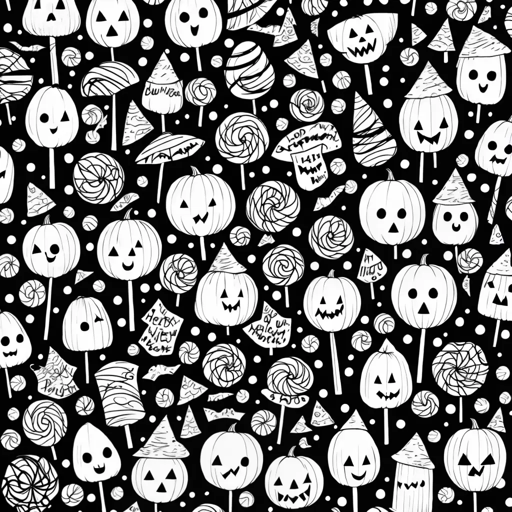 Fotos lollipop halloween desenhos imprimiveis