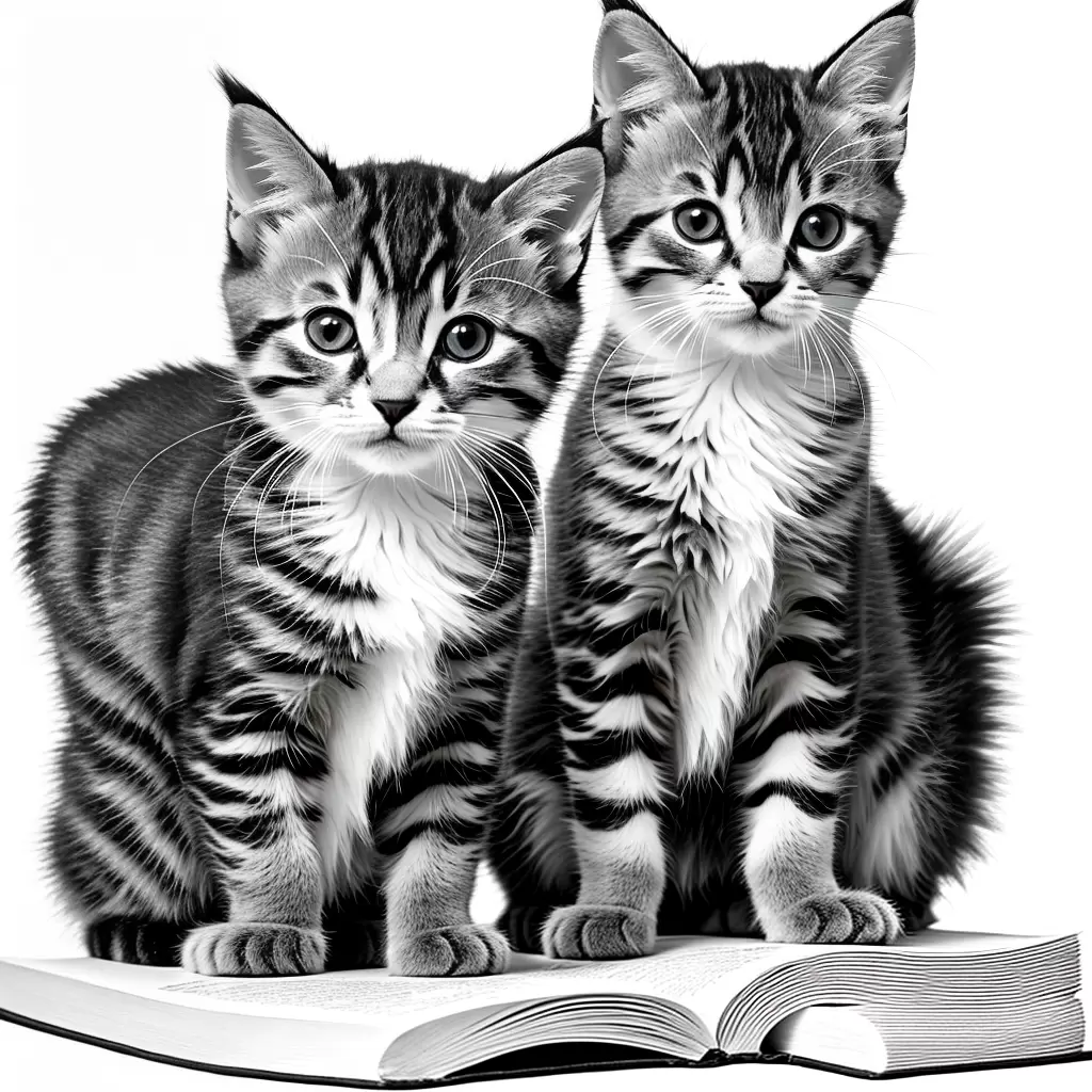 Fotos gatinho estudioso livros lapis oculos