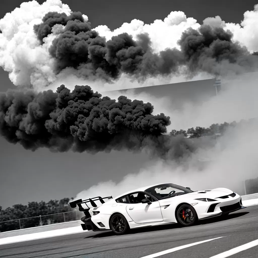 16 Desenhos para Imprimir e Colorir de Carro Fazendo Drift