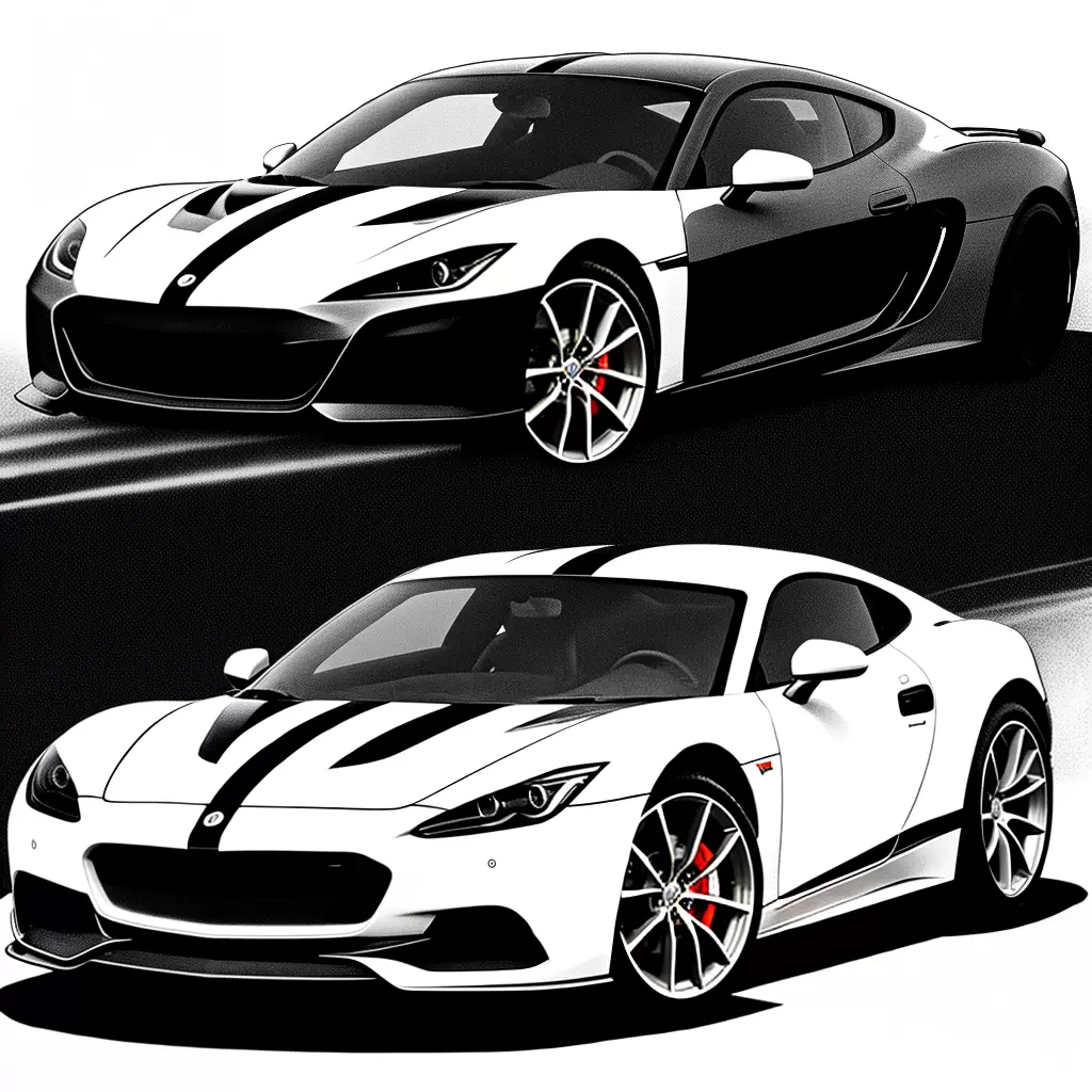 16 Desenhos para Imprimir e Colorir de Carro Fazendo Drift