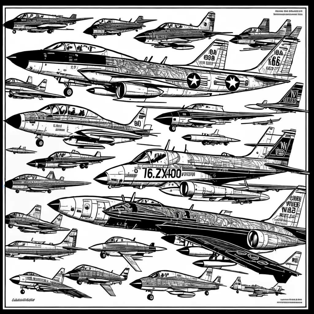 Fotos avioes camuflados imprimiveis colorir 1