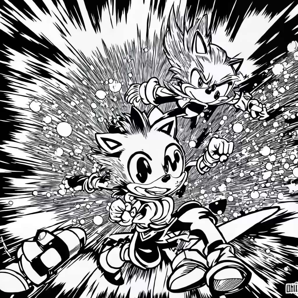 Fotos sonic monstro imagens colorir 1