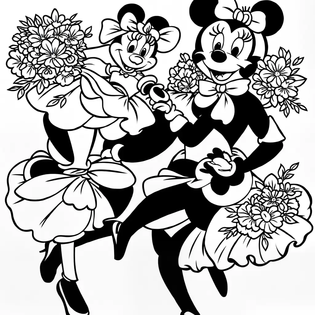 Fotos minnie bailarina colorir disney