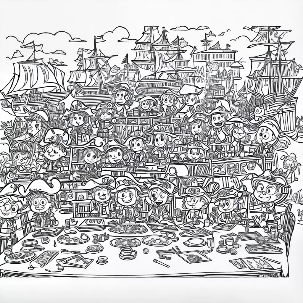 Fotos criancas colorindo spongebob pirata