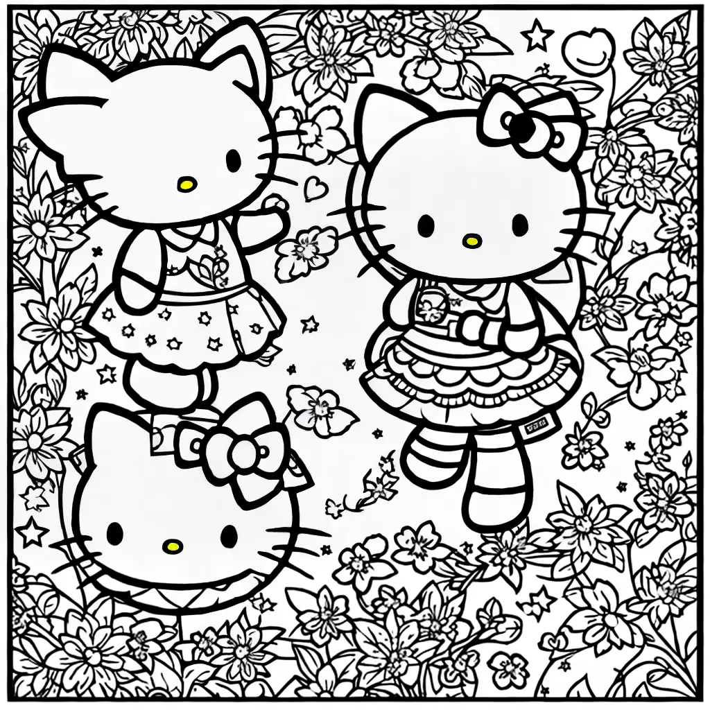 Fotos hello kitty fada colorir paginas Fotos hello kitty fada colorir paginas