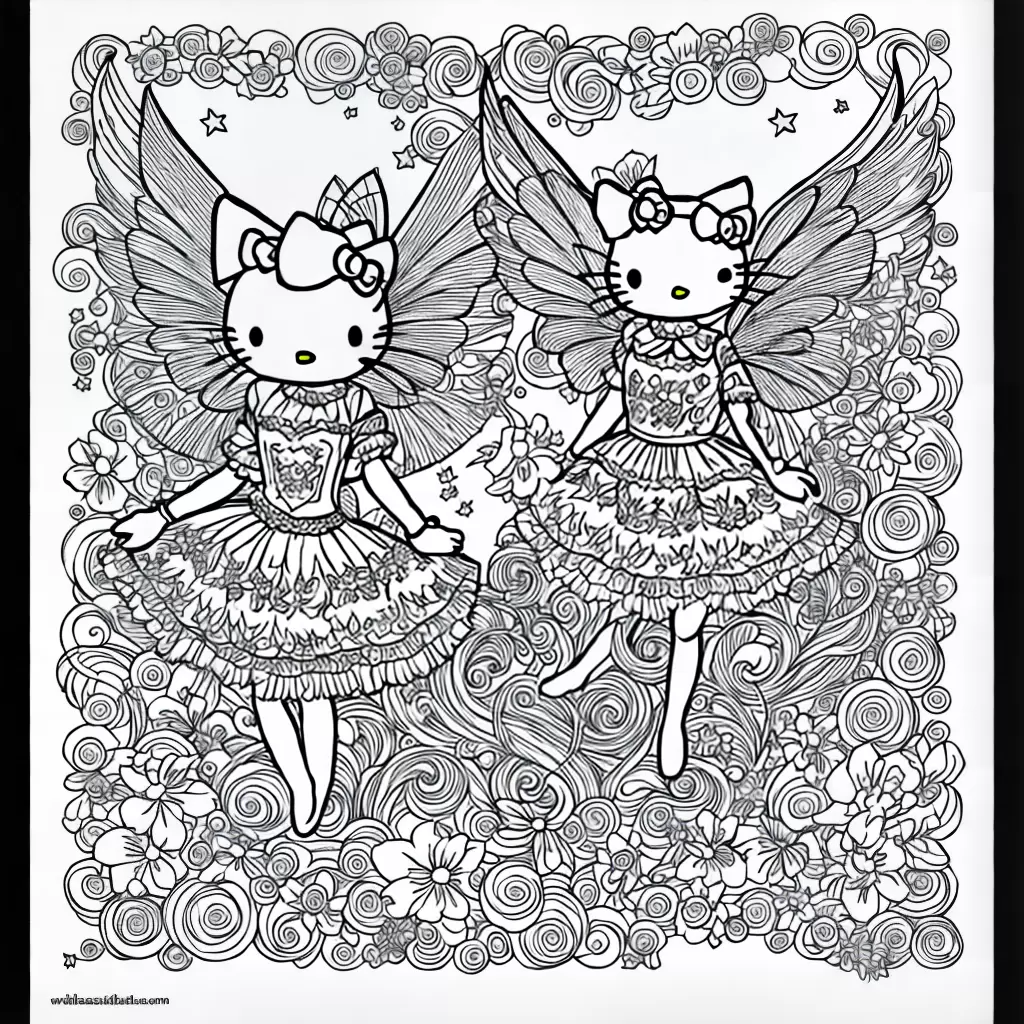 Fotos hello kitty fada colorir paginas 1 Fotos hello kitty fada colorir paginas 1