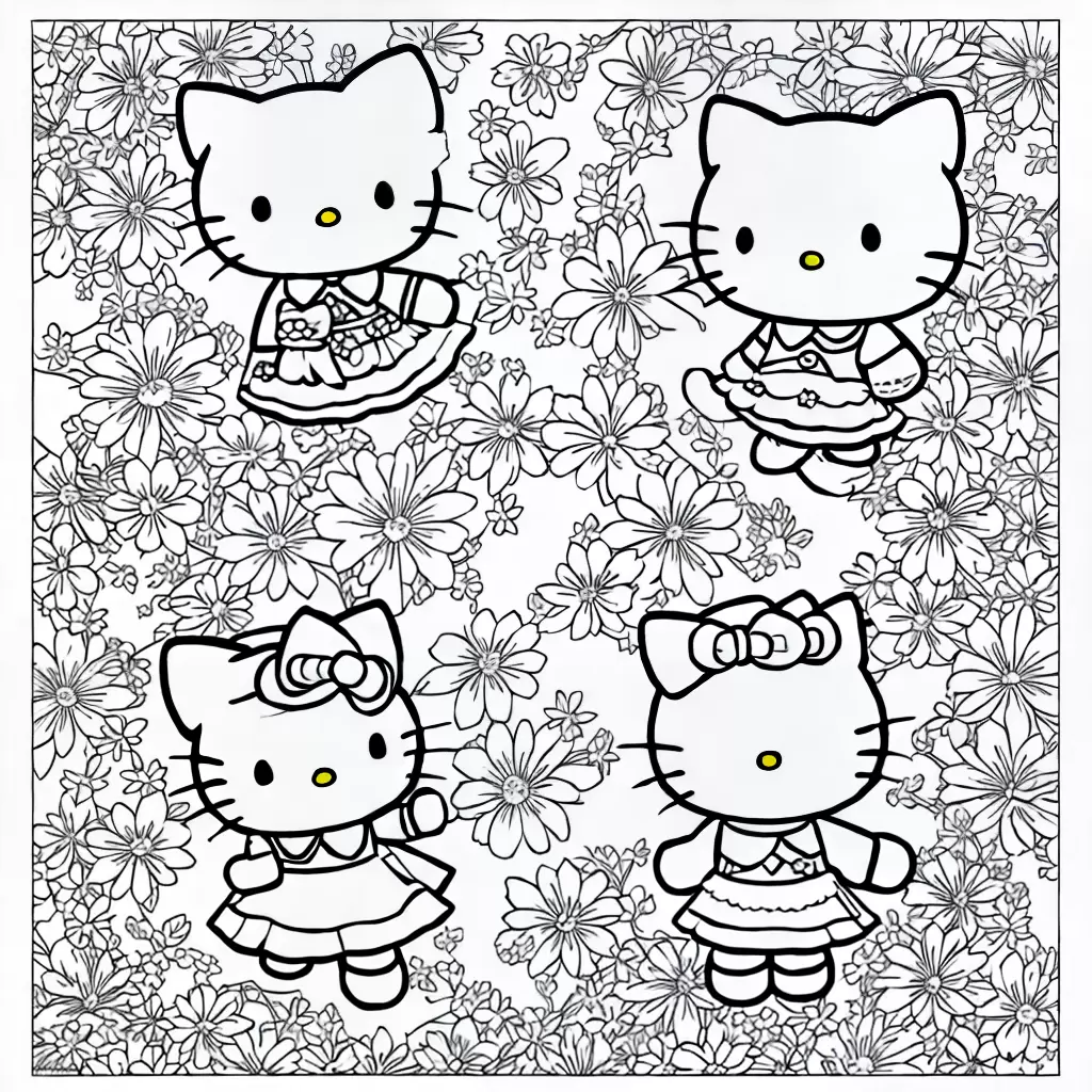 Fotos hello kitty fada colorir flor borboleta 1 Fotos hello kitty fada colorir flor borboleta 1