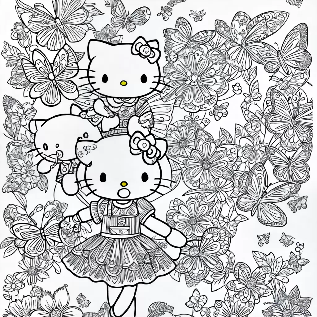 Fotos hello kitty fada colorir paginas 3 Fotos hello kitty fada colorir paginas 3