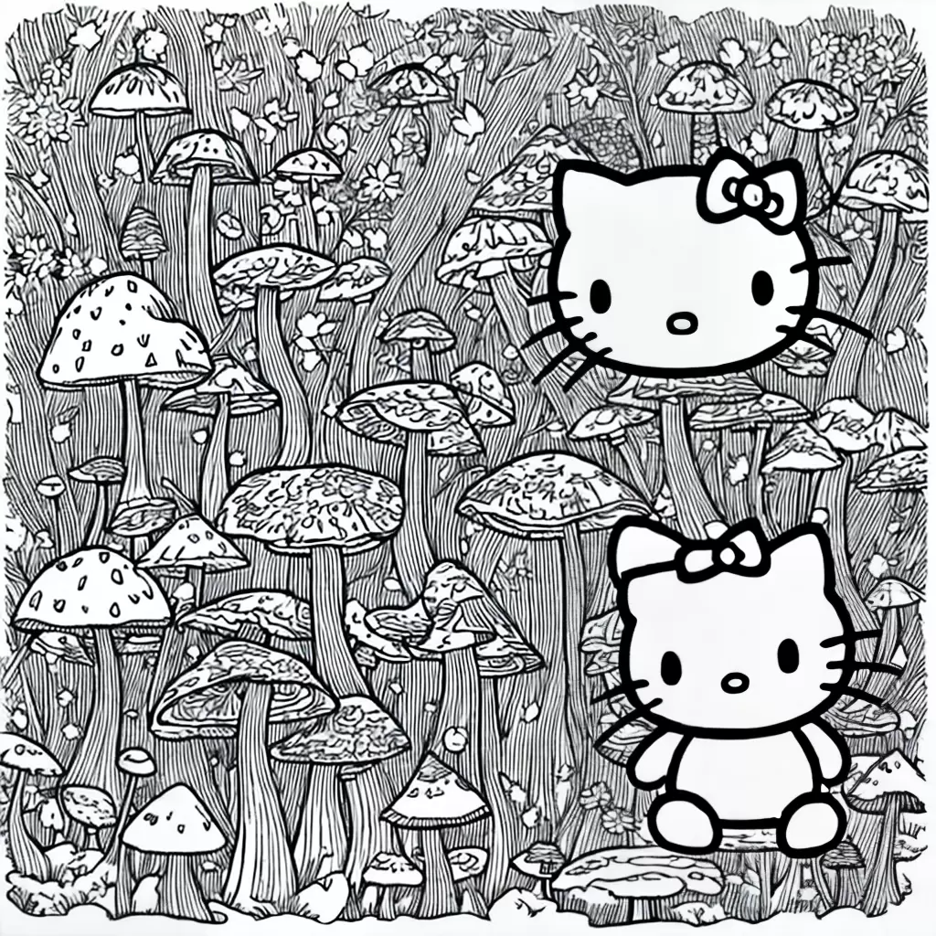 Fotos hello kitty fada desenhos preto branco Fotos hello kitty fada desenhos preto branco