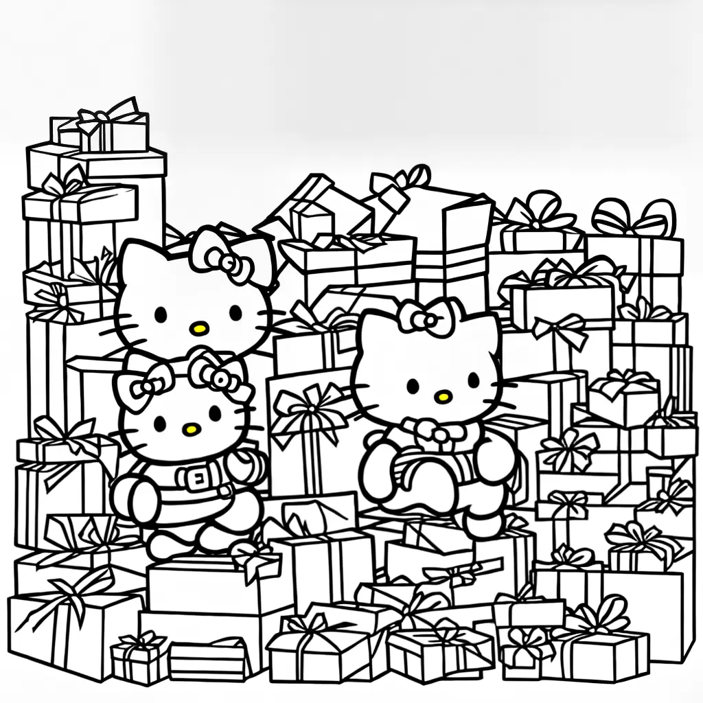 Fotos hello kitty natal presentes