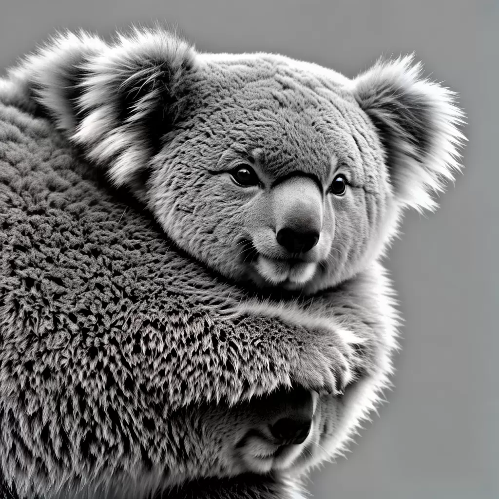 Fotos koala kawaii colorir paginas
