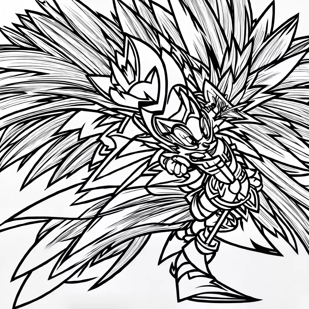 Fotos desenho sonic espada imprimivel