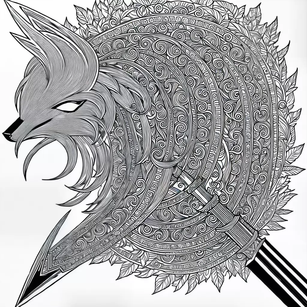 Fotos desenhos sonic espada colorir 1