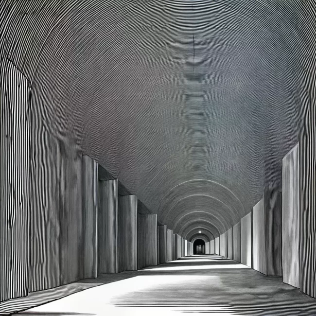 Fotos tunel lanterna preto branco