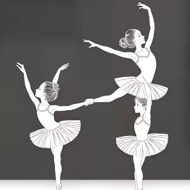 Fotos colorir bailarina tutu pontas