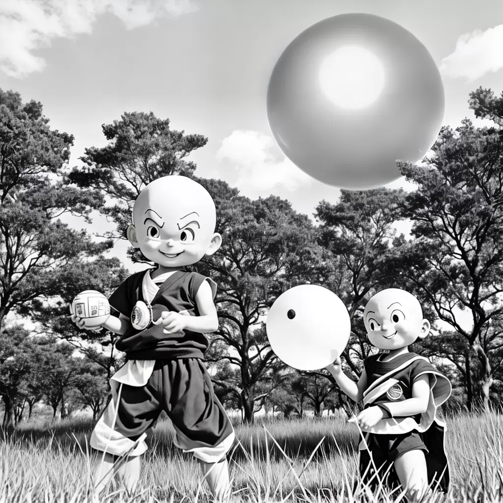 Fotos kuririn dragon ball sorriso campo