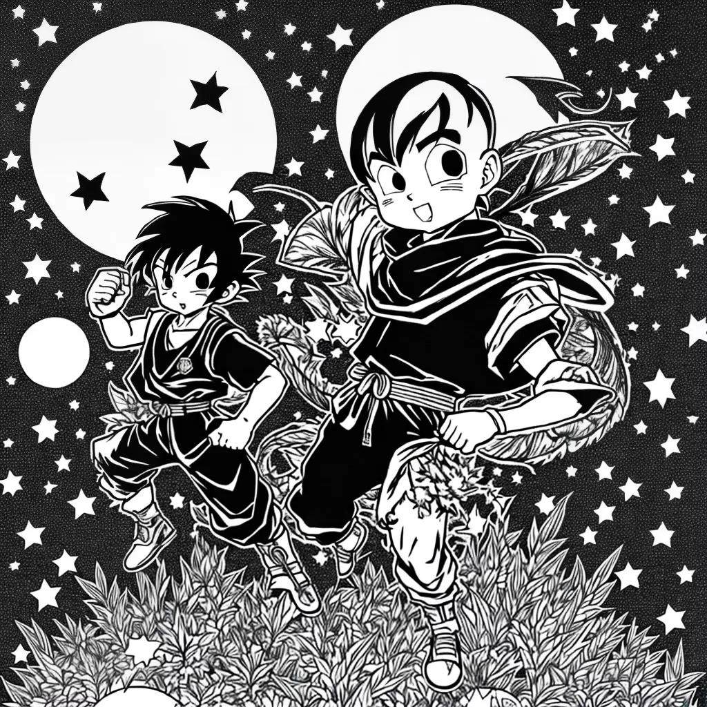 Fotos desenho kuririn dragon ball estrelas