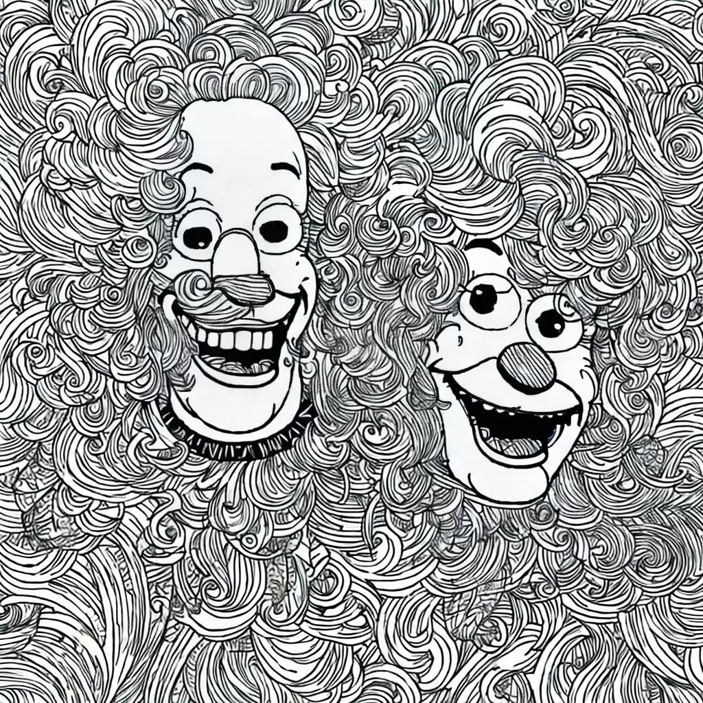 Fotos simpsons palhaco colorir desenho crayons