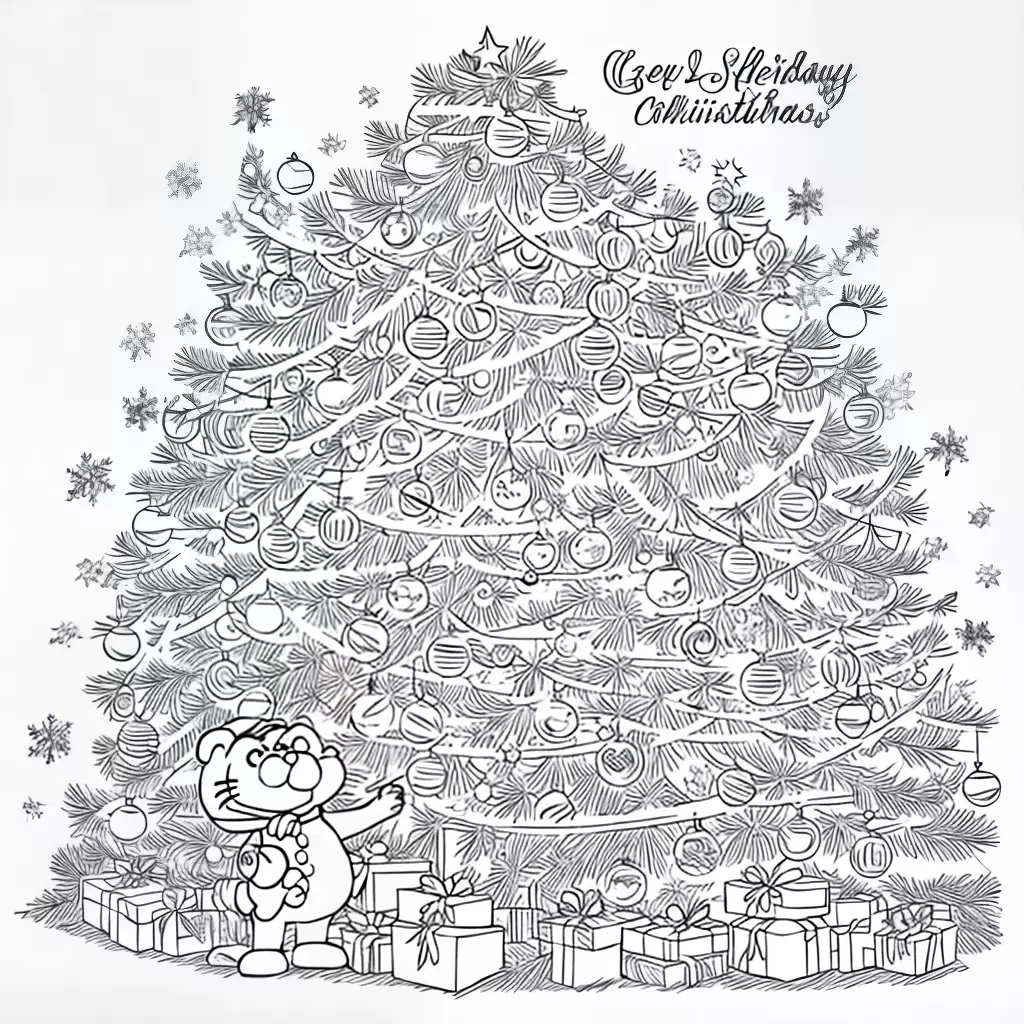 Fotos natal garfield colorir paginas 2 Fotos natal garfield colorir paginas 2
