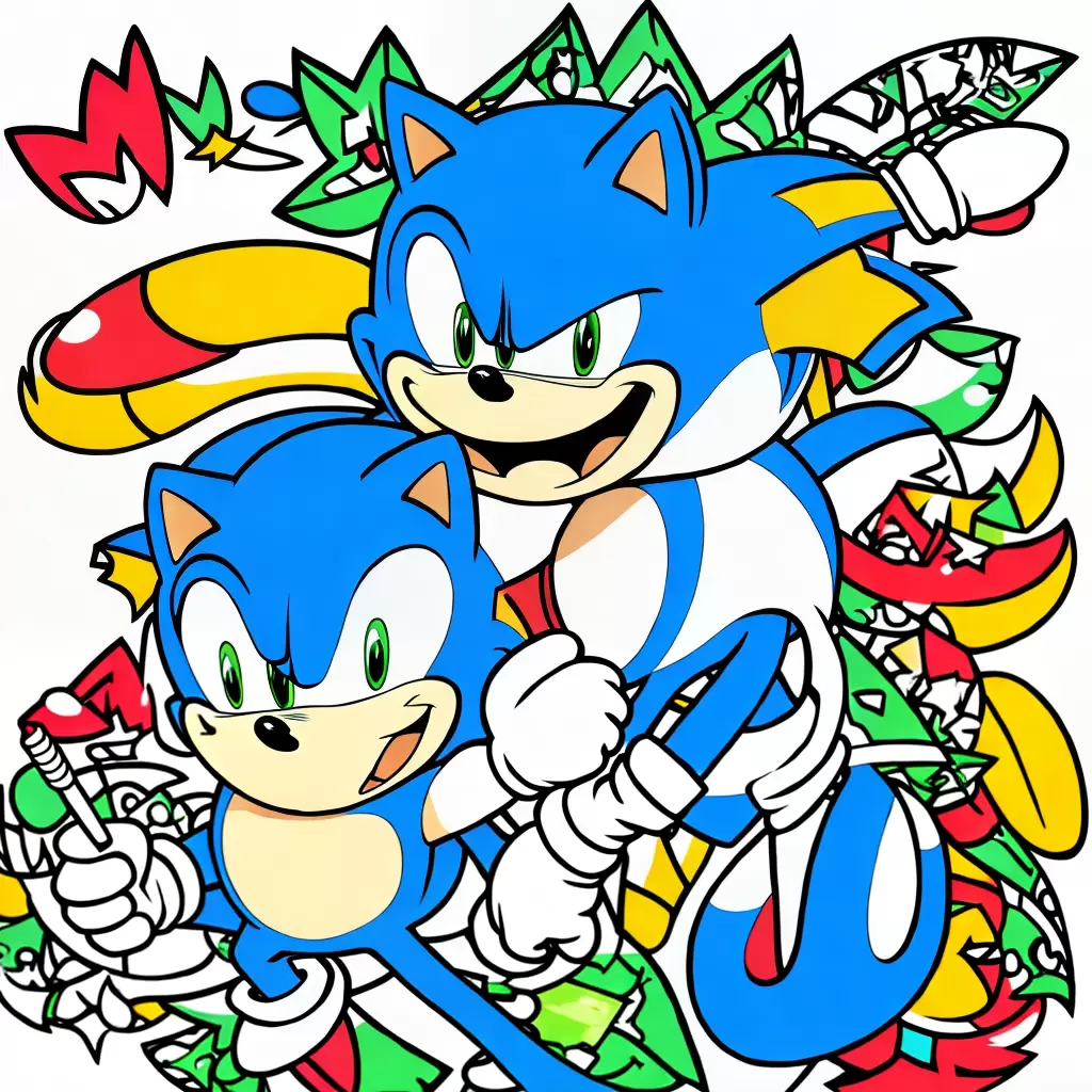 Fotos sonic jacare colorir pintura
