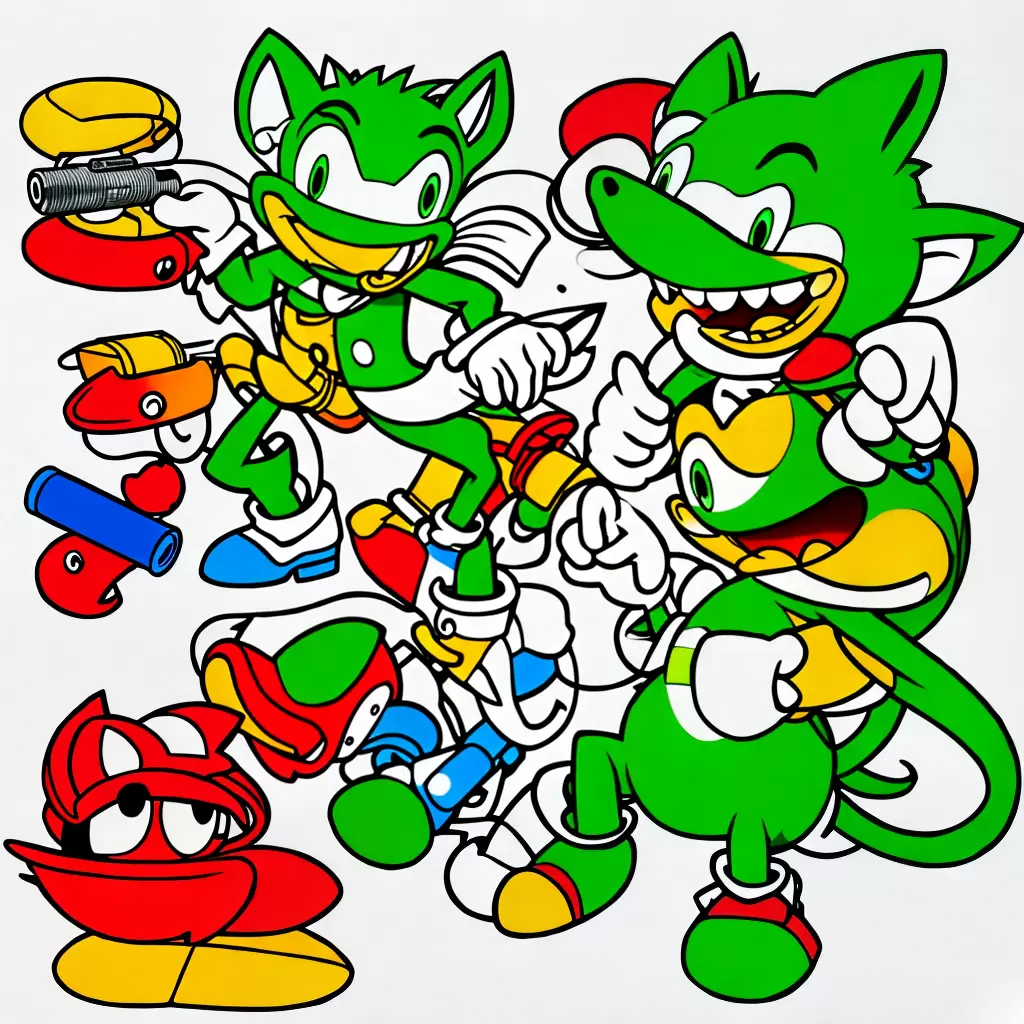 Fotos jacare criativo sonic cores