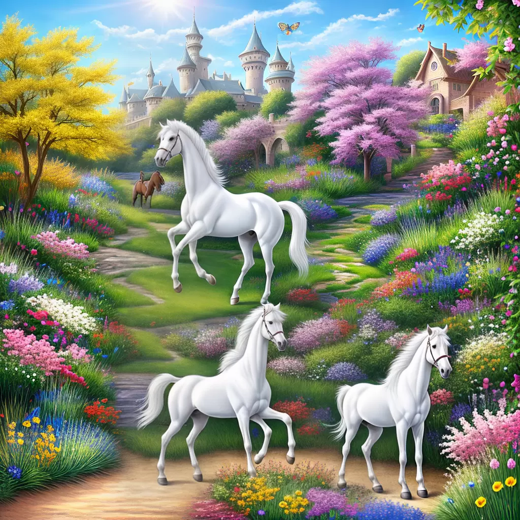 Fotos colorir maximus rapunzel cavalo flor borboleta