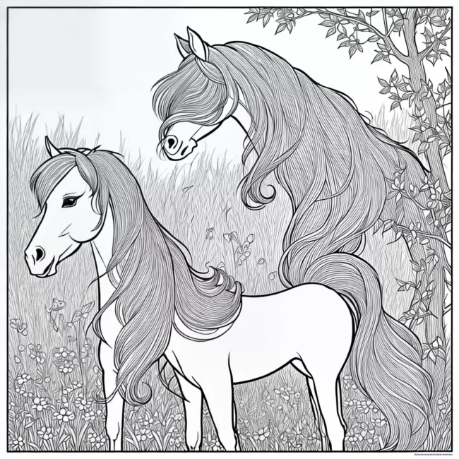 Fotos cavalo rapunzel desenho preto branco Fotos cavalo rapunzel desenho preto branco
