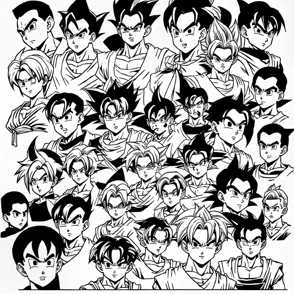 Fotos colorir videl dragon ball z 2