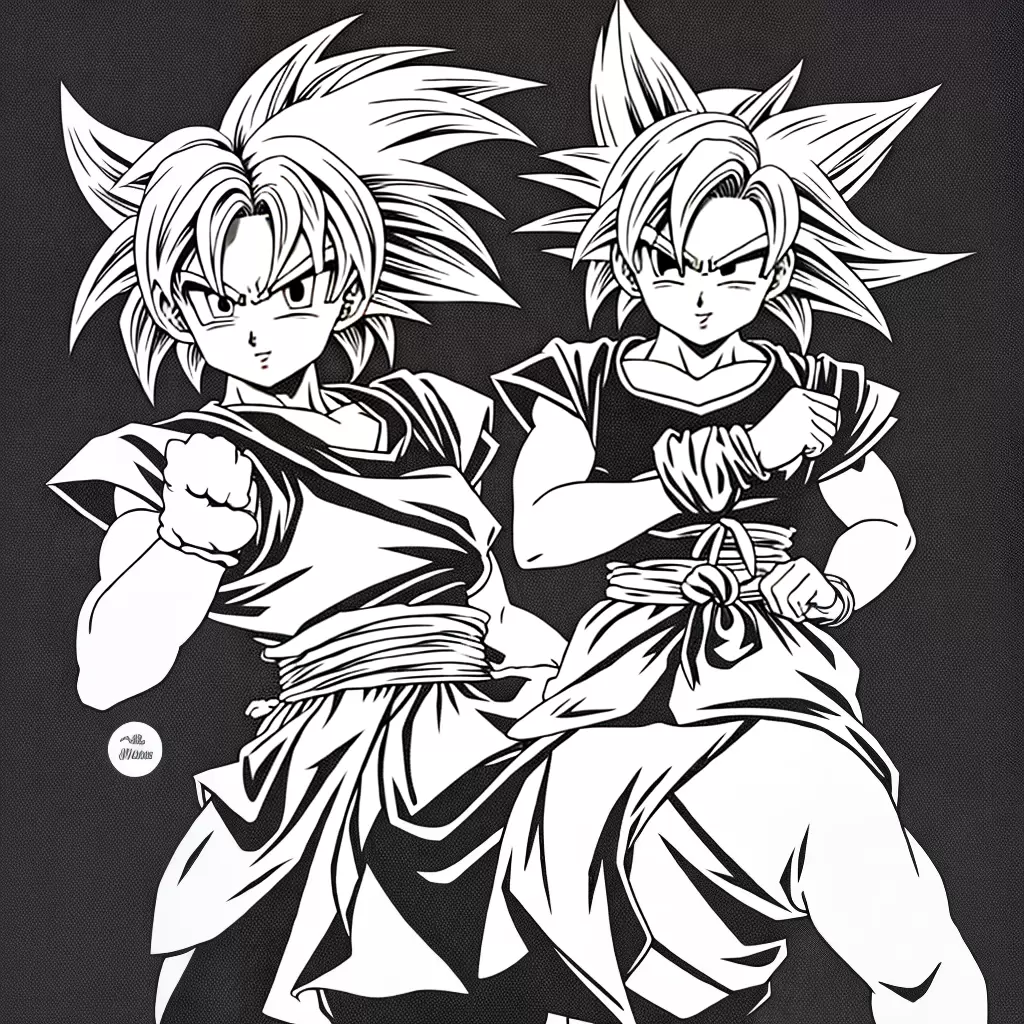 Fotos dragon ball z colorir paginas videl