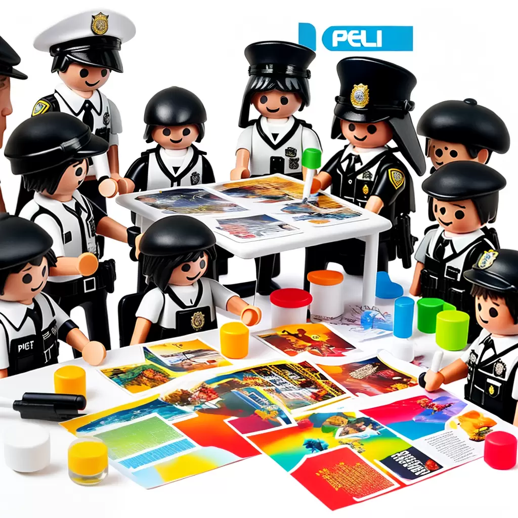 Fotos criancas colorindo playmobil policia 2 Fotos criancas colorindo playmobil policia 2