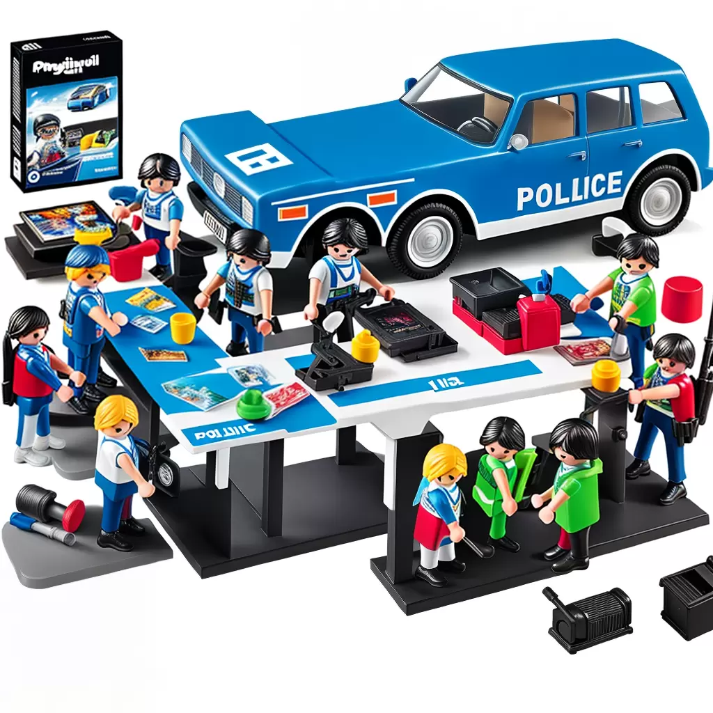 Fotos criancas colorindo playmobil policia 4 Fotos criancas colorindo playmobil policia 4