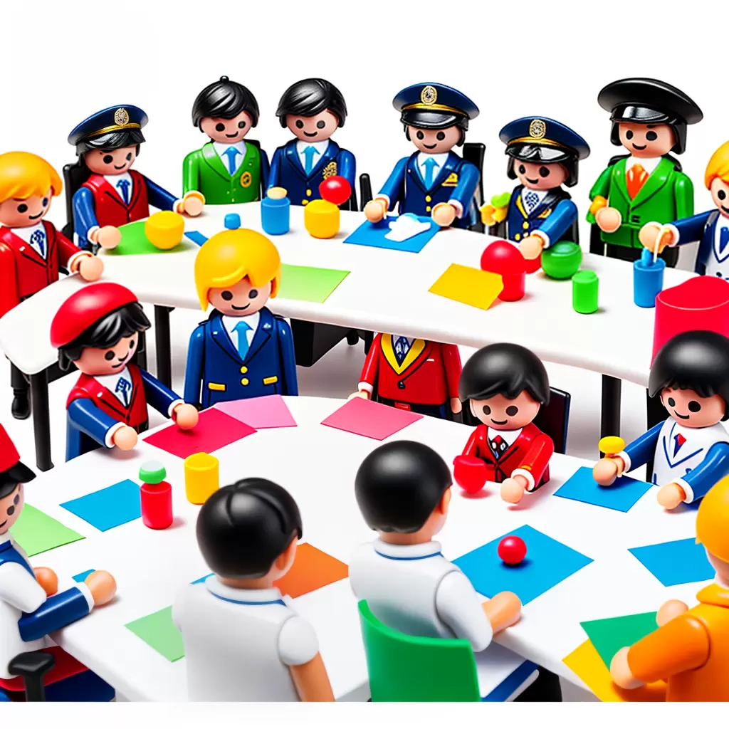 Fotos criancas mesa colorir playmobil Fotos criancas mesa colorir playmobil