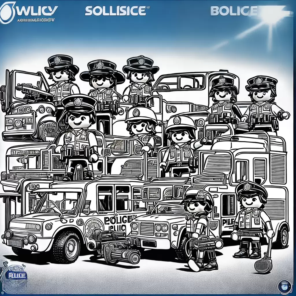 Fotos colorir playmobil policia carro Fotos colorir playmobil policia carro