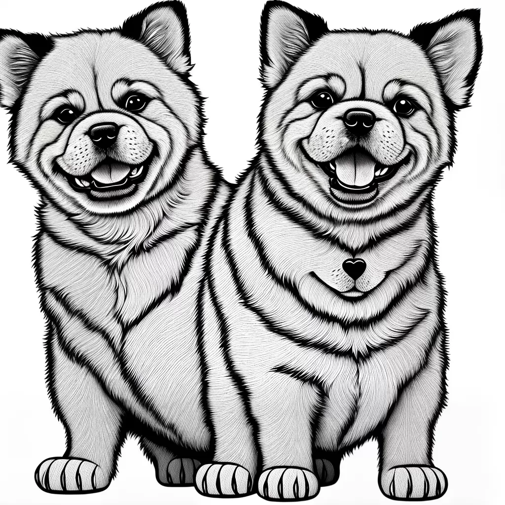 Fotos desenho cachorro gordinho fofo