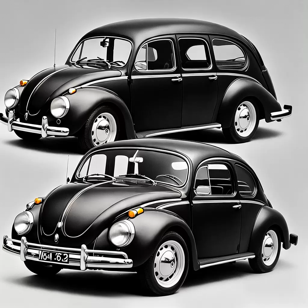 Fotos fusca vintage contorno preto branco
