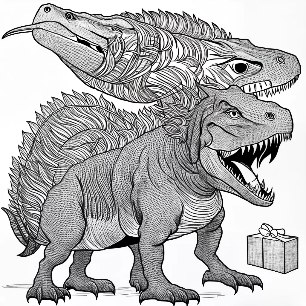 16 Desenhos para Imprimir e Colorir do Dinossauro Rei