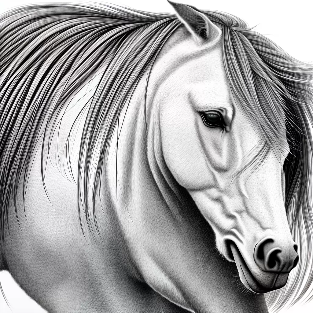 Fotos cavalo sono desenho fofo colorir