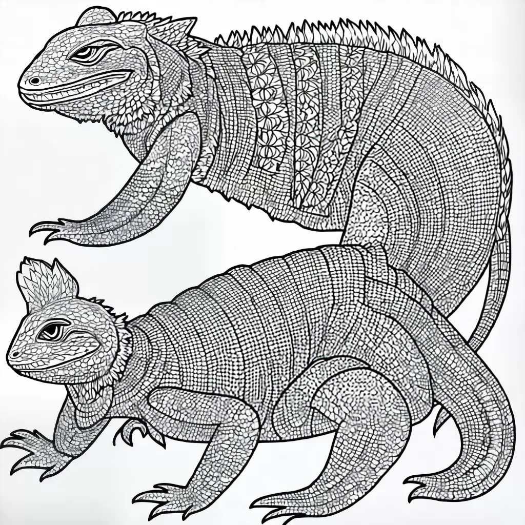 Fotos lagarto colorir desenho ferramentas