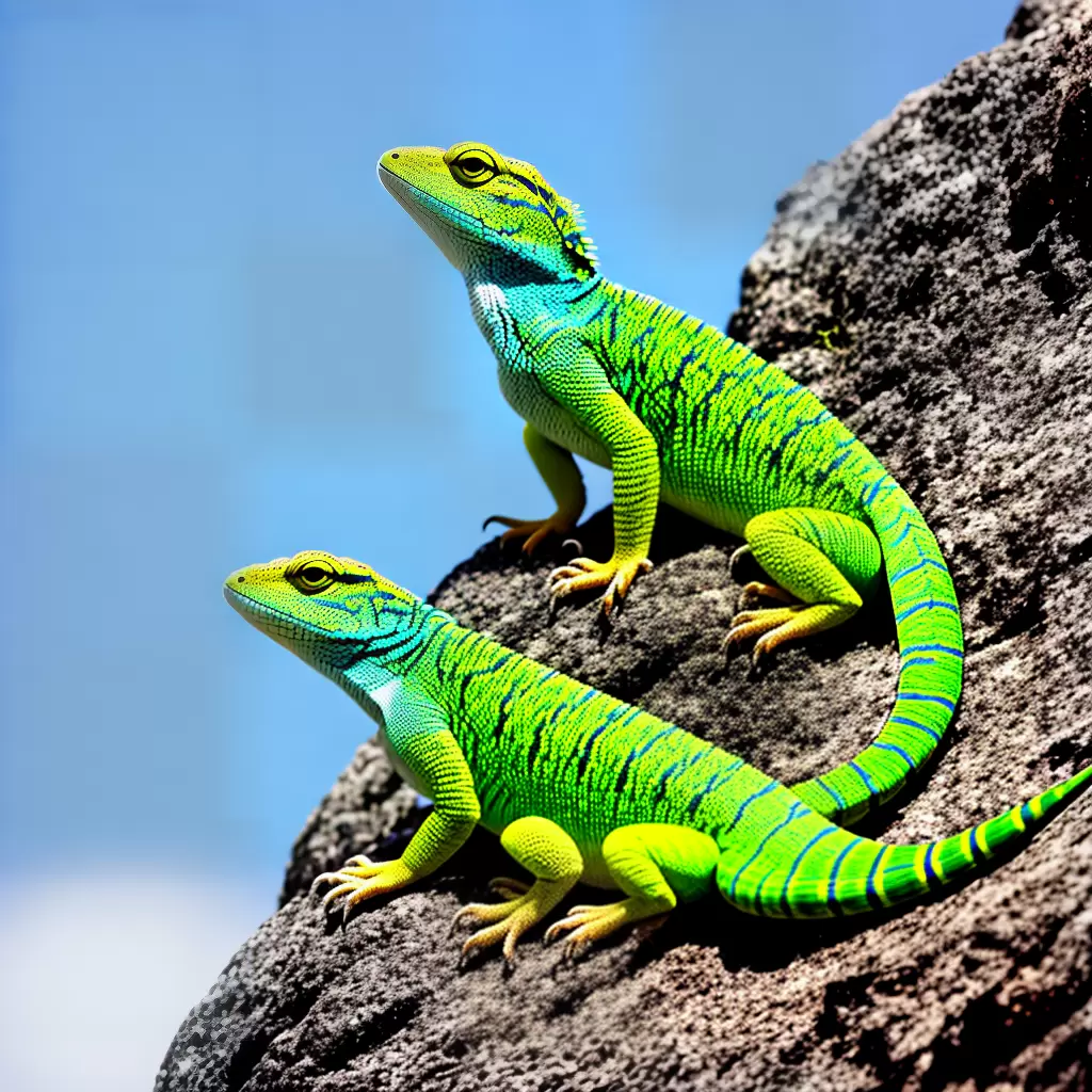 Fotos imagens colorir lagarto colar verde