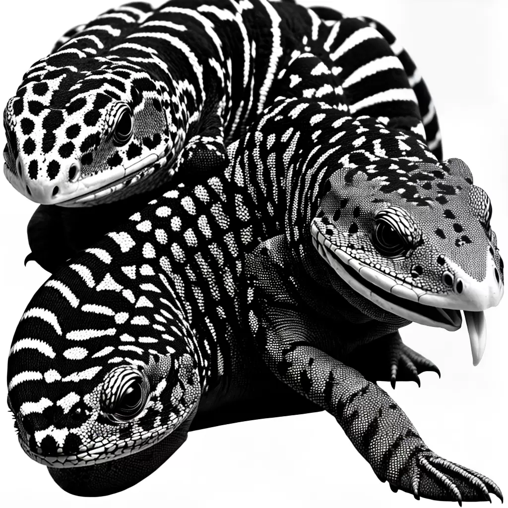 Fotos gila monstro desenho colorir