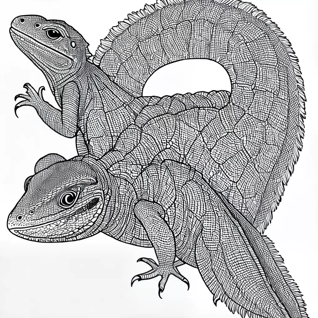 Fotos lagarto colorir franja ramo