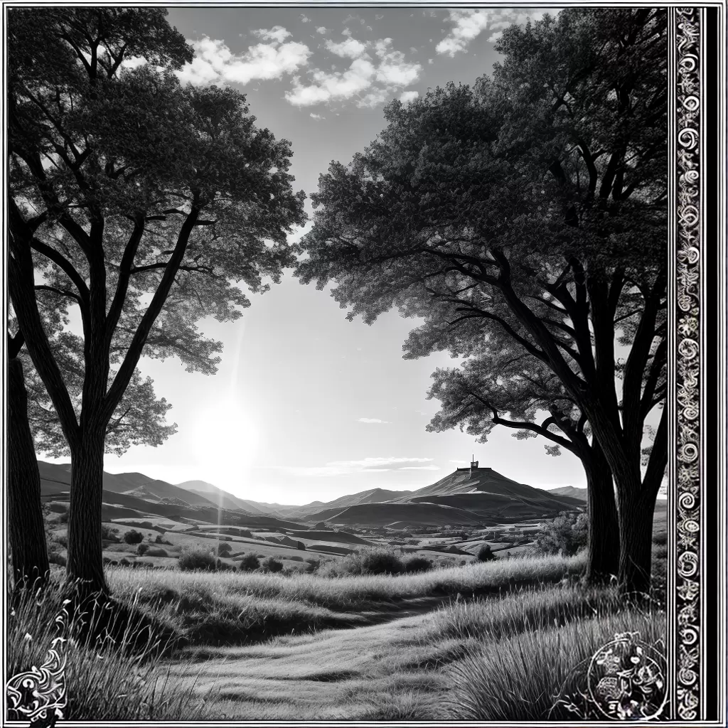 Fotos biblia ilustracao preto branco paisagem