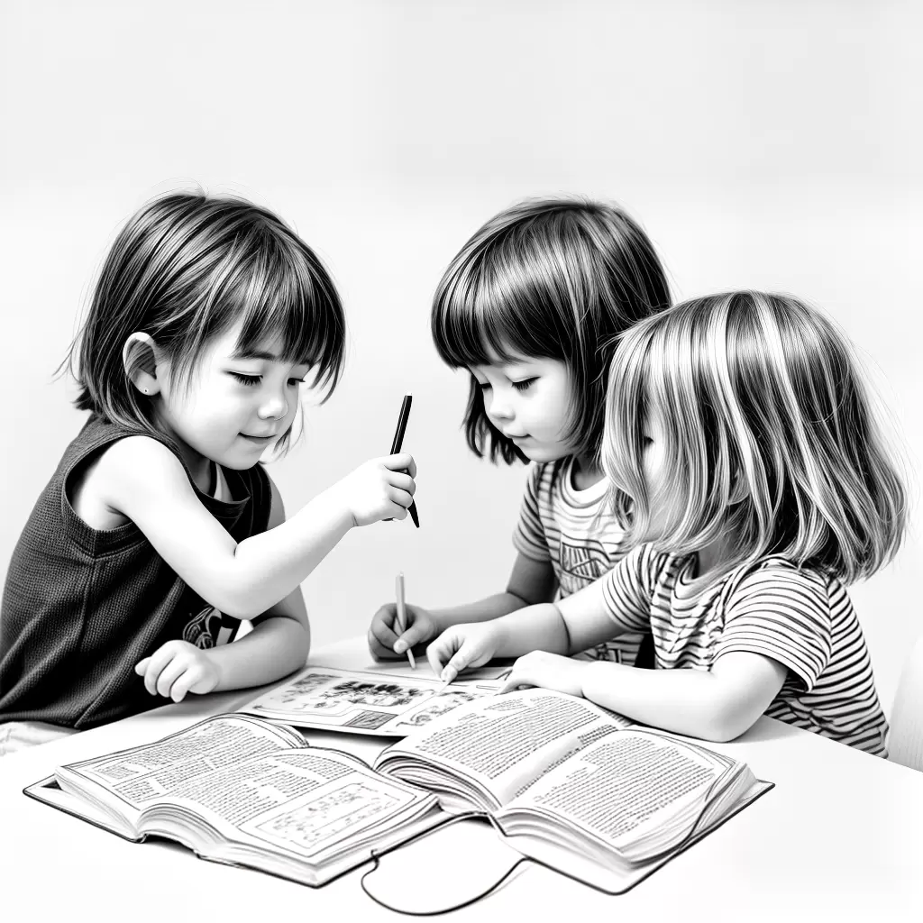 Fotos crianca colorindo biblia estante