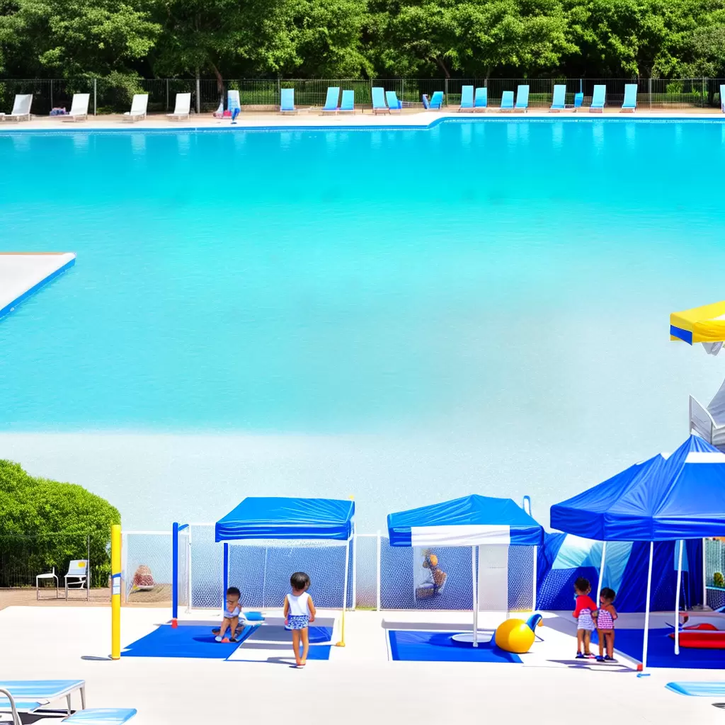 Fotos piscina sol criancas pais verao