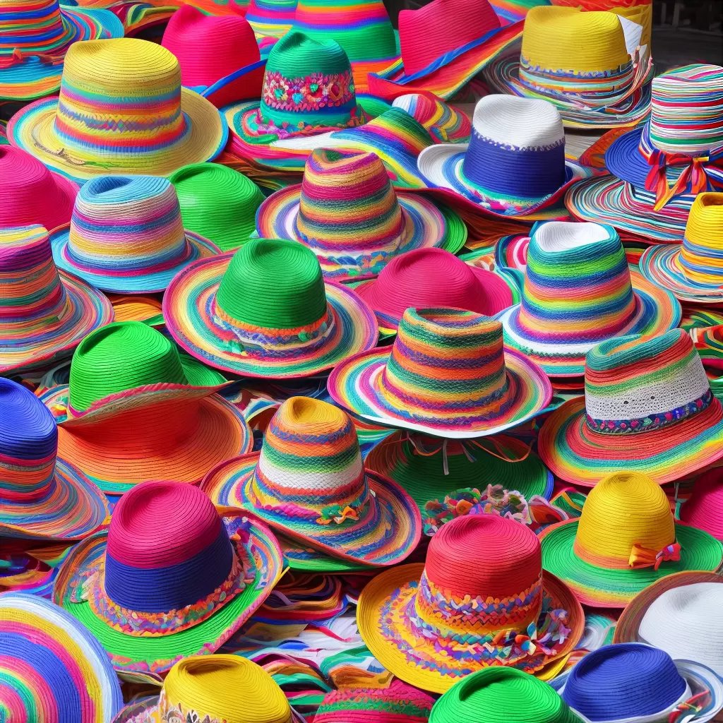Fotos chapeus mexicanos imprimiveis colorir 1