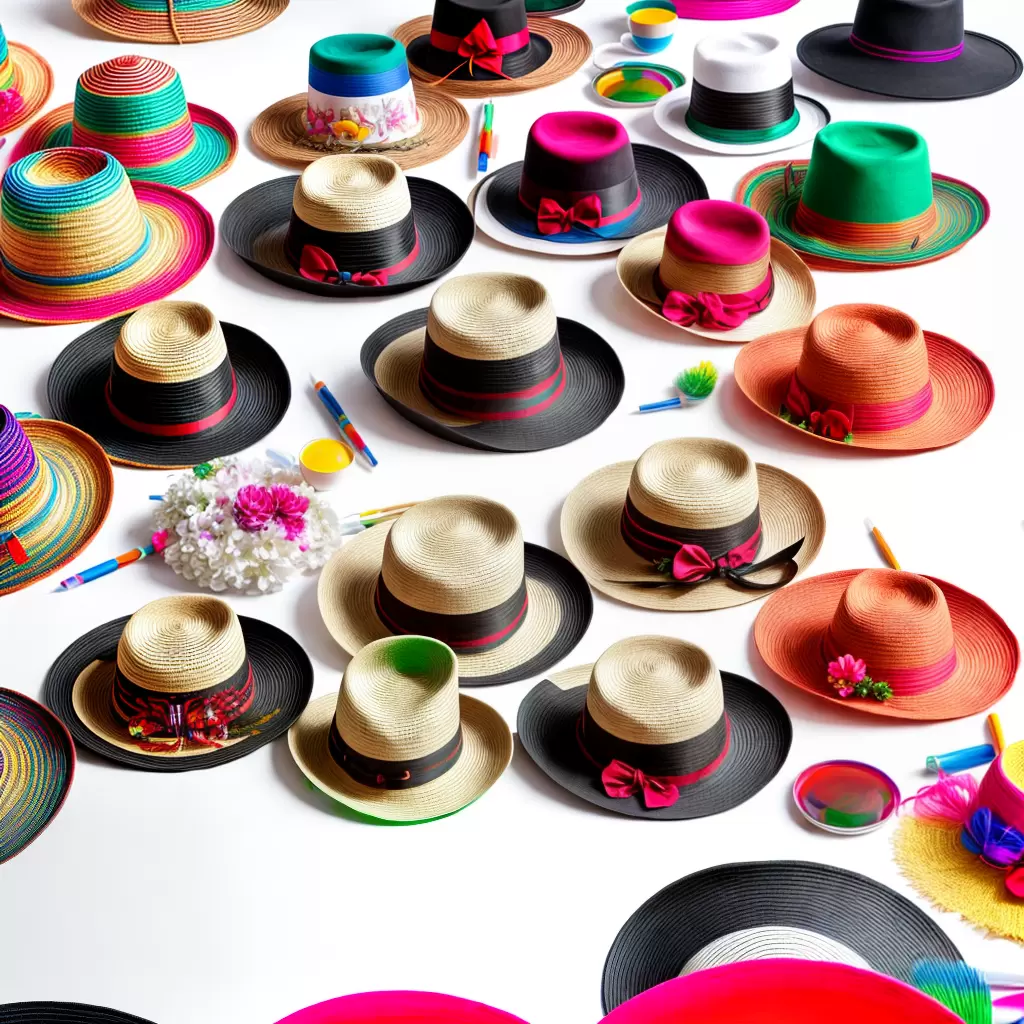 Fotos criancas colorindo sombreros